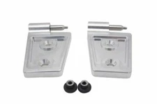 Royal Hooks Billet Aluminum Hood Hinges Raw for Jeep Wrangler JK RHO-12013-RW