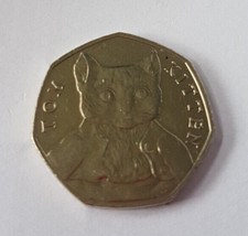2017 CIRCULATED 50p TOM KITTEN Fifty Pence coin Beatrix Potter Elizabeth II
