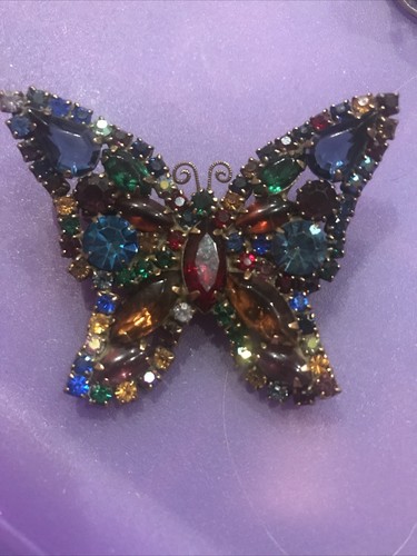 Unmarked Weiss Butterfly Brooch