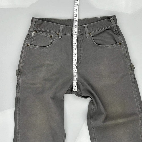 Pantalón Carpintero Carhartt - 32′′ Cintura Gris Algodón - Imagen 4 de 11