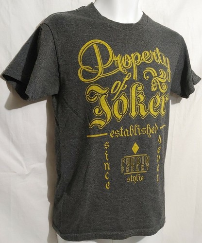 DC Suicide Squad Harley Quinn - Property Of The Joker Small Gray T-shirt - Picture 3 of 6