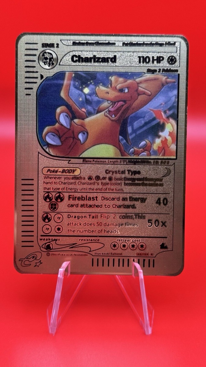 crystal charizard pokemon card TCG: All Pokemon, Ranked Mint / near mint condition trading card Pokemon crystal charizard 5
