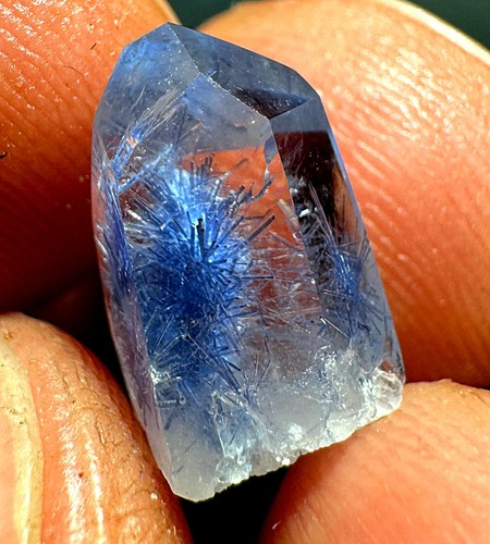 4ct Very Rare NATURAL Beautiful Blue Dumortierite Crystal Polishing Specimen - Picture 2 of 11