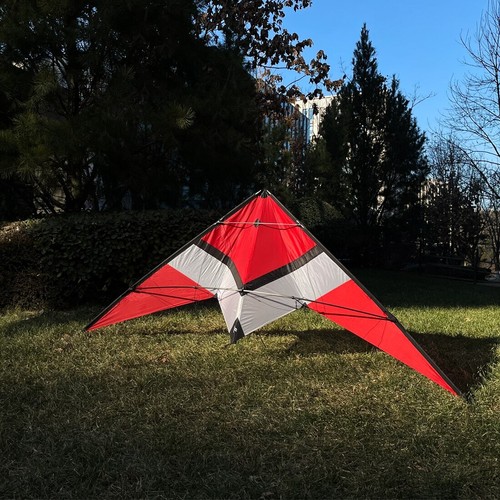 Freilein 2.2m 2-Line Stunt Kite Flying With Sound Beginner Acrobatic Sports Kite - Picture 6 of 9