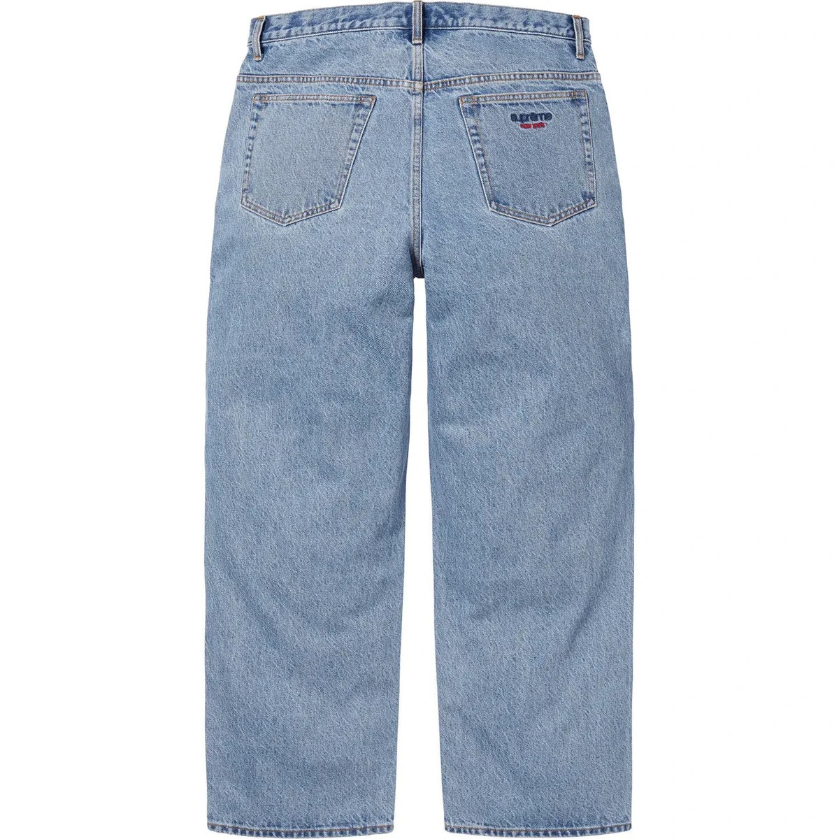 Supreme Baggy Jean Black Tan Purple Indigo Bleached 6colors