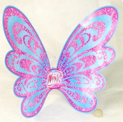 Flügel Verkleidung Kostüm Mädchen Rosa Blau Winx Offiziell Neu