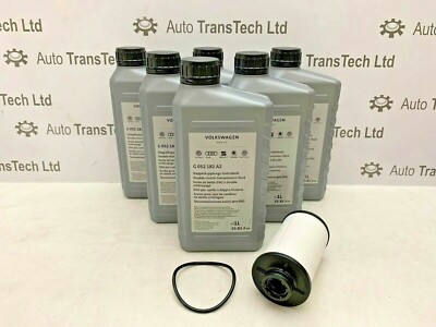 GENUINE VW AUDI SEAT SKODA DSG 6 SPEED AUTOMATIC GEARBOX OIL 6L FILTER DQ250 KIT