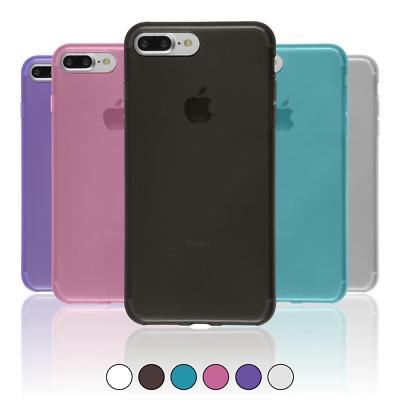 Silikon Hülle für Apple iPhone 7 Plus / 8 Plus  transparent + 2 Schutzfolien