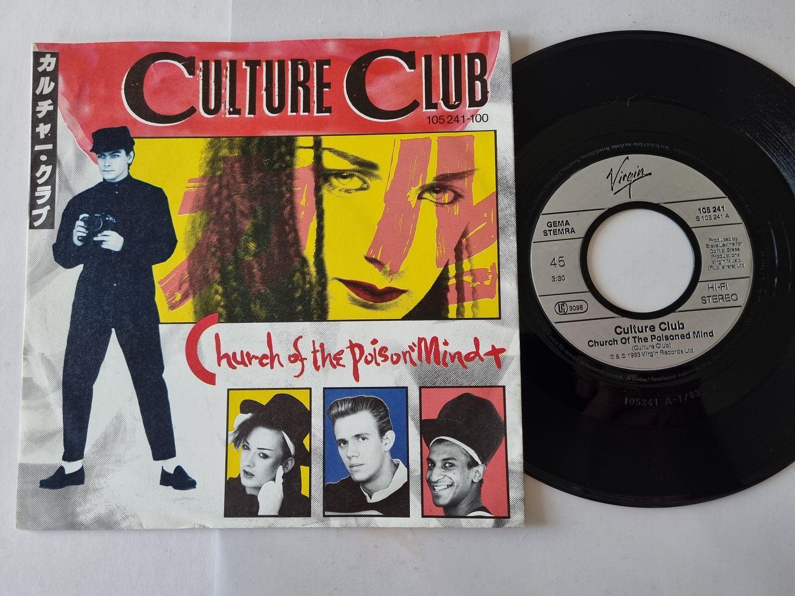 7"" Single Culture Club - Church of the poison mind Vinyl Germany