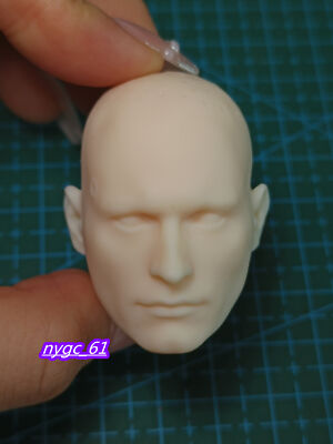 Unpainted 1:6 Connor Bryan Dechart Head Sculpt For 12'' Male Action Figure Toy