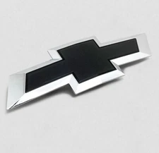 New Chrome Black Front Bowtie Emblem for 2016 - 2018  Silverado 1500