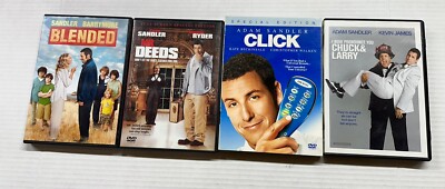 Adam Sandler Bundle-Lot Of 4 DVDs-I Now Pronounce You Chuck And Larry-Mr Deeds-