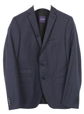BENVENUTO Purple Label Blazer Men's UK 40L Single Breasted Wool Blend Blue