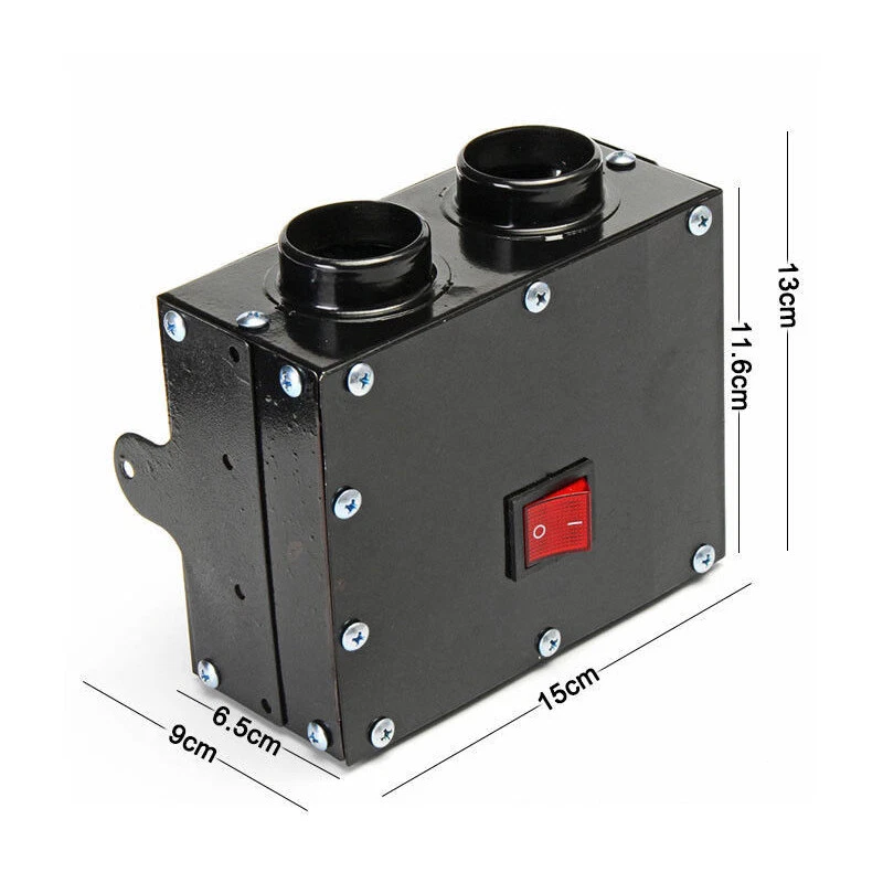 Ventilador Calentador 12V 400W Coche Camión Calefacción Invierno Cálido Parabrisas Descongelador Demister Foto 2 de 4