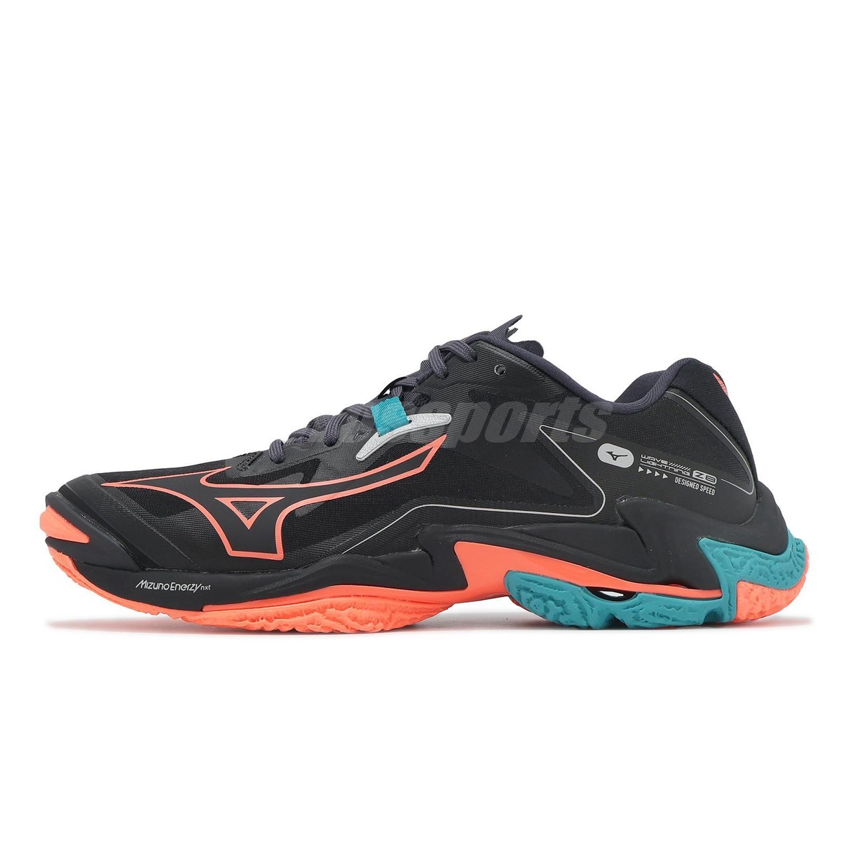 Mizuno Wave Lightning Z8 Black Orange Men Volleyball Sports