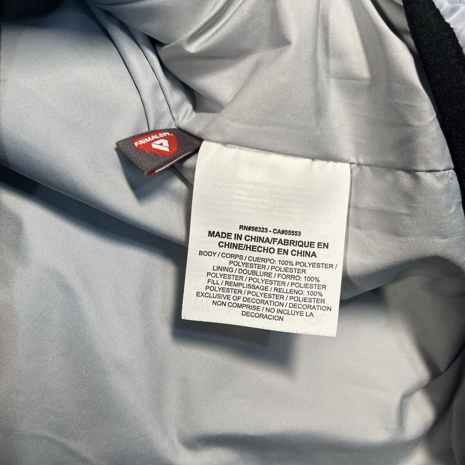 SACAI X NIKE Nike Giacca Trapuntata Puffer Grigio Ghiacciaio Donna Media Snap Anteriore Primaloft