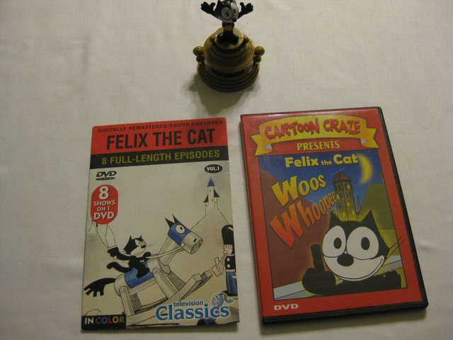 Felix the Cat DVDs and Wendyâs Kids Meal Toy Felix on Pedestal in Very Good Cond | eBay