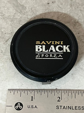 Savini Black Di Forza Matte Flat Wheel Rim Hub Hubcap Cover Center Cap C-sa01