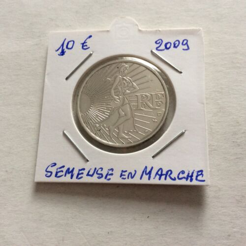Pièce de 10 € en argent France La Semeuse en marche 2009 - Photo 1/1