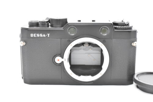Voigtlander Bessa T 35mm Telemetro Nero Film Fotocamera Corpo (t4606) - Foto 1 di 12