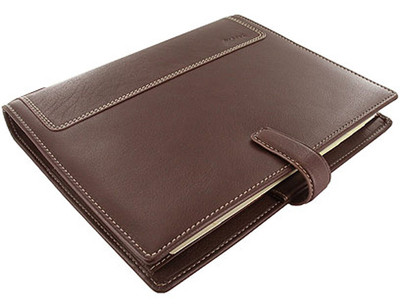 Filofax A5 Size Holborn Organiser Notebook Diary Brown Leather 