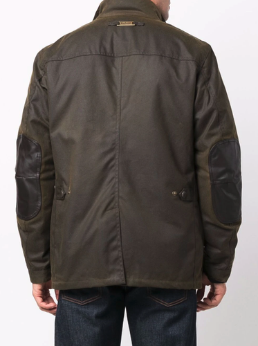 barbour jacket with leather elbow patches