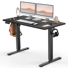 Electric Standing Desk Gaming Work PC Table Adjustable Height for Home Office