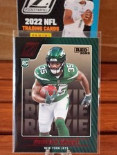 2022 Panini Zenith Zonovan Knight - Red Zone - SP Red Foil RC - New York Jets