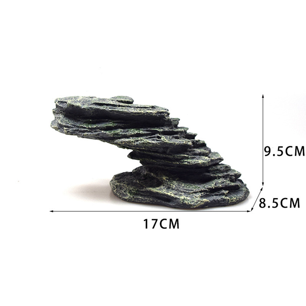 Isola Galleggiante Magnetica Per Tartarughe - Basking Ramp In Resina Per Acquario, Habitat Naturale - Foto 7