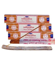 Satya Sandalwood Incense Sticks Satya Sai Baba Insenses 15gmx3 45 Gm Pack With