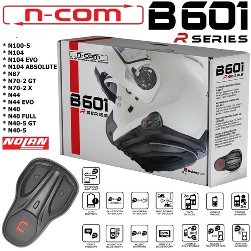 INTERFONO NOLAN B601R SERIES MOTO BLUETOOTH GPS PER CASCO N70.2 GT N70.2 X  N44 | eBay