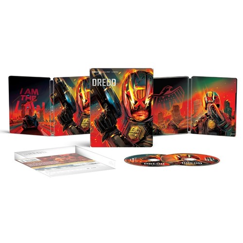 DREDD US EXCLUSIVE 4K UHD+3D+2D BLURAY ATMOS STEELBOOK *PLEASE READ DESCRIPTION* - Picture 2 of 17