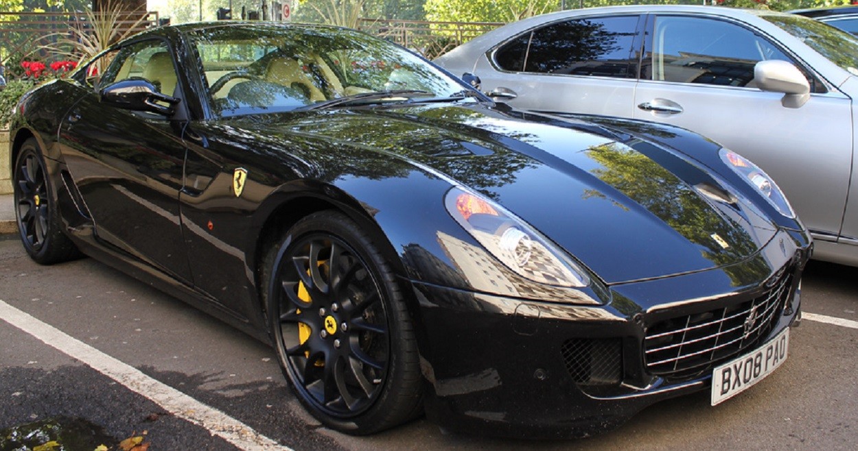 20" OEM FERRARI 599GTB 612 SCAGLIETTI SATIN BLACK CHALLENGE WHEELS RIMS 599