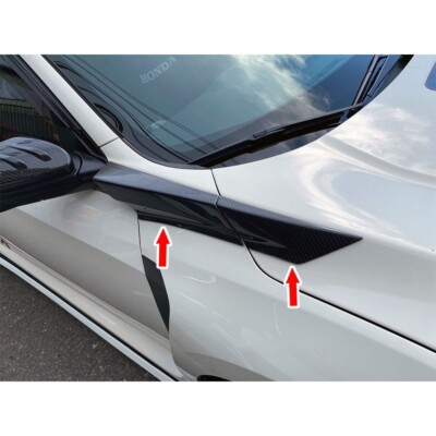 Carbon Fit For Honda Civic Type R FK8 V Type Hood Side Duct