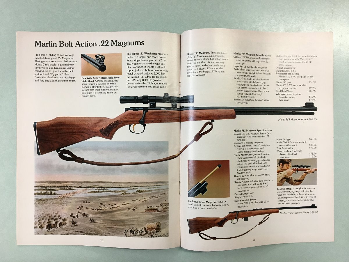 Old Vintage Marlin Sporting Firearms 1974 Catalog Marlin Firearms