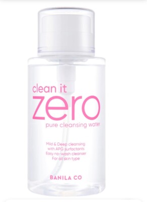 NEW BANILA CO CLEAN IT ZERO PURE CLEANSING WATER MAKEUP REMOVER  310ML 10.48 OZ