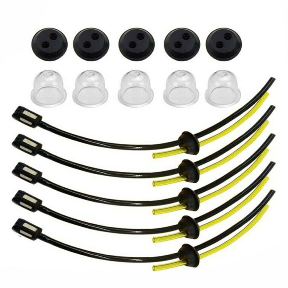 5 Set For Whipper Snipper Line Trimmer Cutter Fuel Line Filter Hose