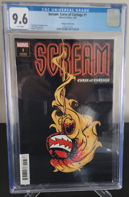 SCREAM: CURSE OF CARNAGE #1  CGC 9.6 GRADED MARVEL 2021 SKOTTIE YOUNG VARIANT