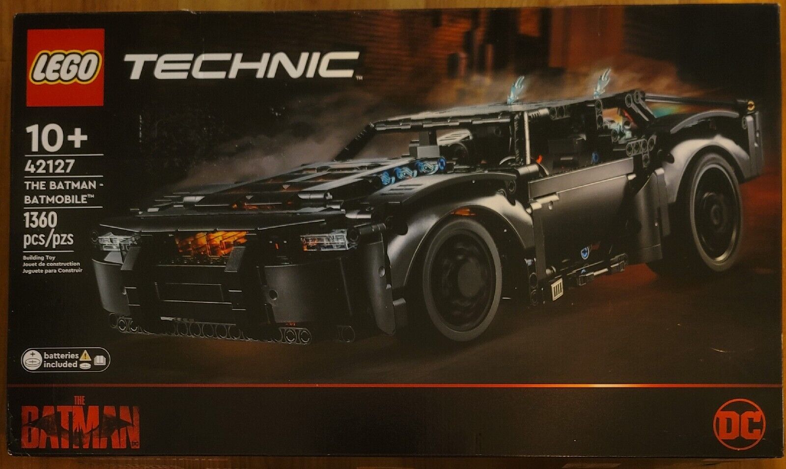 LEGO THE BATMAN - BATMOBILE TECHNIC (42127) Building Kit 1360 Pcs  673419339346