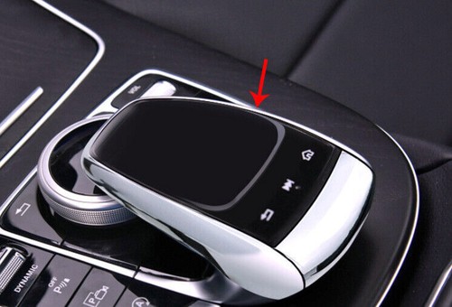 Fit For Mercedes-Benz GLC 2016-2019 Silver Central Console Multimedia Cover Trim - Picture 6 of 8
