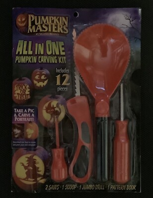 Pumpkin Masters All In One Pumpkin Carving Kit 12 Piece Halloween Pumpkin 