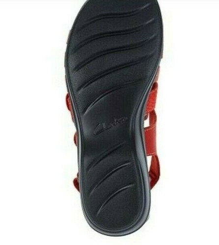 Clarks Navy Leather Alexis Fisherman Footbed EXCLUSIVE Sandals ~ 10M M3020 - Picture 8 of 8
