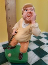 Golfer Cake Topper Figurine Vintage Wilton Plastic Novelty