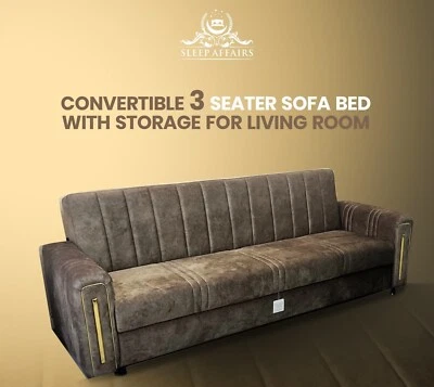 Oslo 3+2+1 Seater Ottoman Storage Sofa Bed Modern Luxury Bedroom
