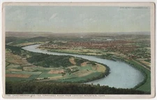 VTG 1907 Postcard, Chttanooga and the Tennessee River from Lookout Mountain, TN