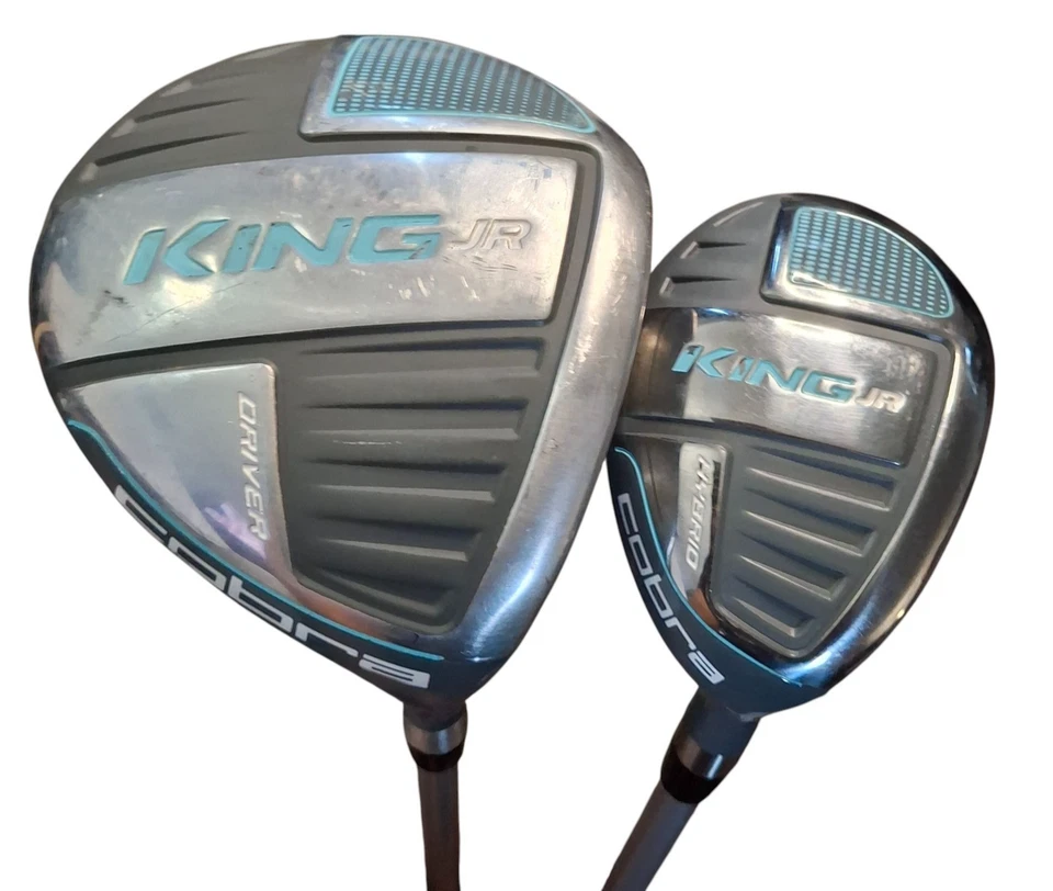 Cobra King JR 6-Club Set Driver, Híbrido 6 y 9 SW Putter King Junior Grafito Derecha Foto 2 de 4