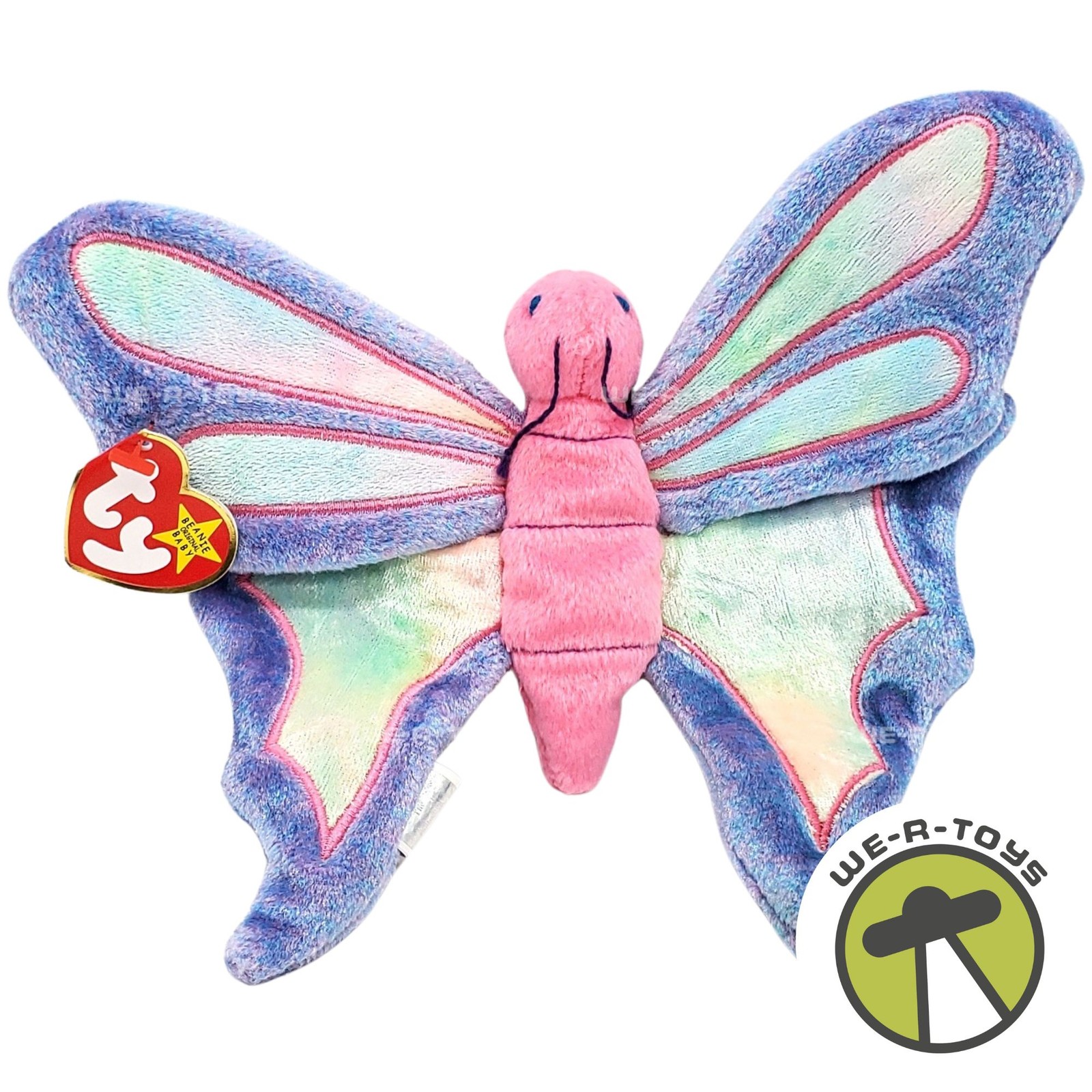 Ty Beanie Babies Flitter the Butterfly Plush 1999