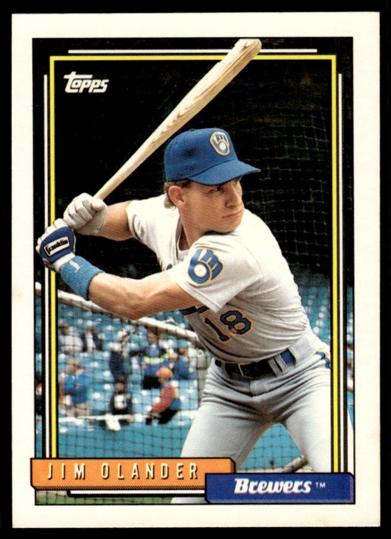 1992 Topps Jim Olander Milwaukee Brewers #7 24029