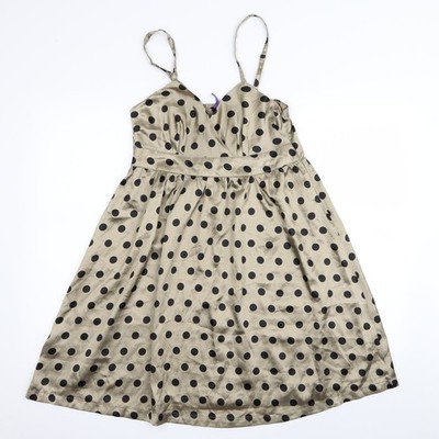 ICHI Damen Fit & Flare gold gepunktet Größe XS