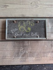 Vintage Q95 Radio Station Indianapolis Kick Ass License Place Rock And Roll 